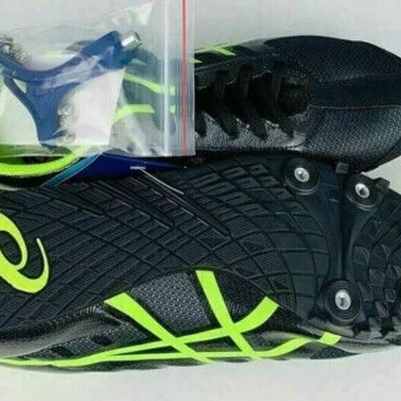 (Size 10) ASICS Mens Hyper LD 5 Running Shoes Lace Up Low Top w/Spikes - Picture 5 of 6